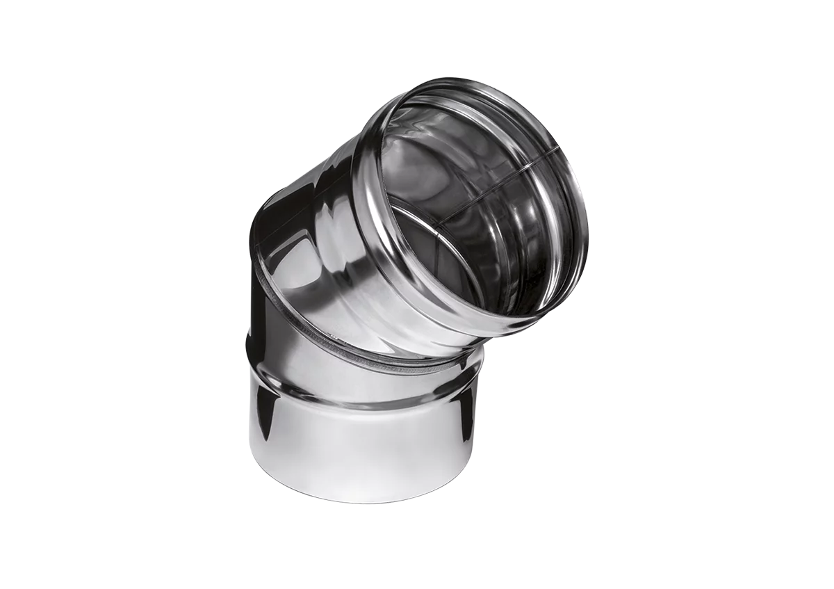 Колено угол 135 Ferrum  (430/0,8 мм) D115