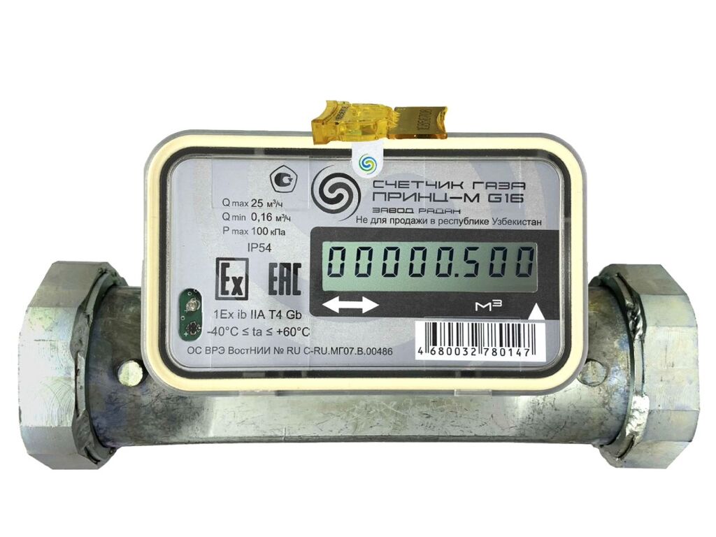 Счетчик газа ультразвуковой Принц-М G16
