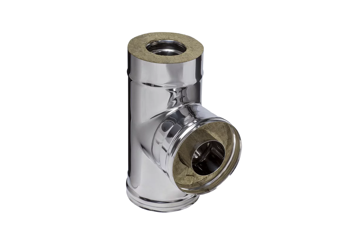 Сэндвич-тройник 90 гр. Ferrum (430/0,8 мм +нерж.) D250x350