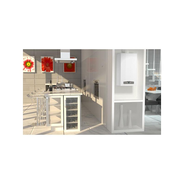 Настенный газовый двухконтурный котел Ariston CARES XC 15 FF NG