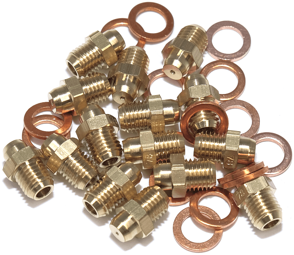 401040078 ITALTHERM Комплект форсунок для перехода сниж. газ G30/31 (Ø 0,78)