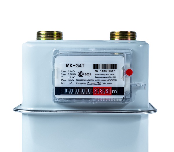 Счетчик газа МK-G4T левый