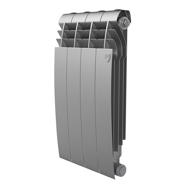 Радиатор Bimet Royal Thermo Biliner Silver Satin 500 4 секции