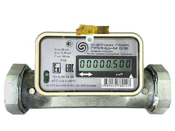 Счетчик газа ультразвуковой Принц-М G16