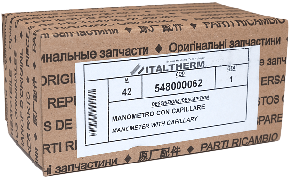 548000062 Манометр CITY CLASS; TOP / TIME MAX