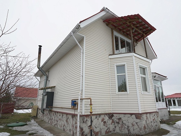 Термоблок газовый уличный ТГУ-НОРД-С 30 на базе одноконтурного котла MIZUDO M30TH,без счетчика,синий