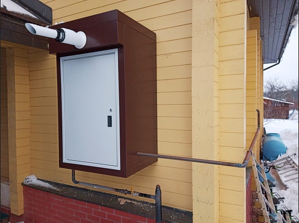 Термоблок газовый уличный ТГУ-НОРД-С 24 на базе одноконтурного котла Mizudo M24TH, ZONT, без счетчик