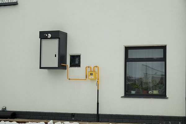 Термоблок газовый уличный ТГУ-НОРД-С 30 на базе двухконтурного котла Mizudo M30TH,ZONT, без счетчика