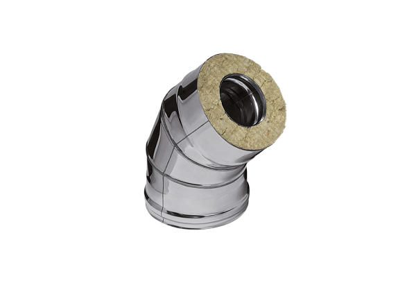 Сэндвич-колено 135 гр. Ferrum (430/0,8 мм +нерж.) D115x200