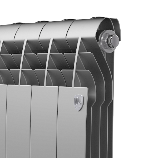 Радиатор Bimet Royal Thermo Biliner Silver Satin 500 4 секции