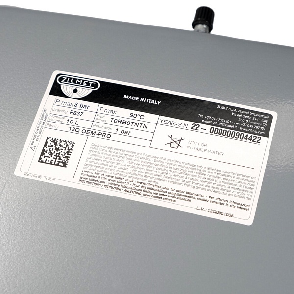 504000887 Бак расширительный 10 л CITY CLASS: F(35,40), FR(35,40), K(35), KR(35)/CITY TOP: K