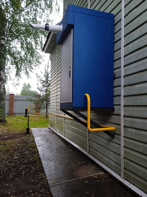 Термоблок газовый уличный ТГУ-НОРД-С 15 на базе одноконтурного котла Mizudo M15TH, ZONT, без счетчик