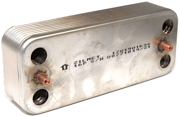 515001744 Теплообменник пластинчатый 16 пластин CITY CLASS: C(28), F(30), K(30)