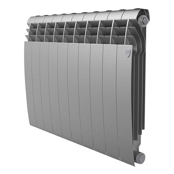 Радиатор Bimet Royal Thermo Biliner Silver Satin 500 10 секций