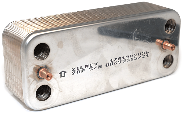 515001804 Теплообменник пластинчатый 20 пластин CITY CLASS: F(35), K(35) / CITY TOP