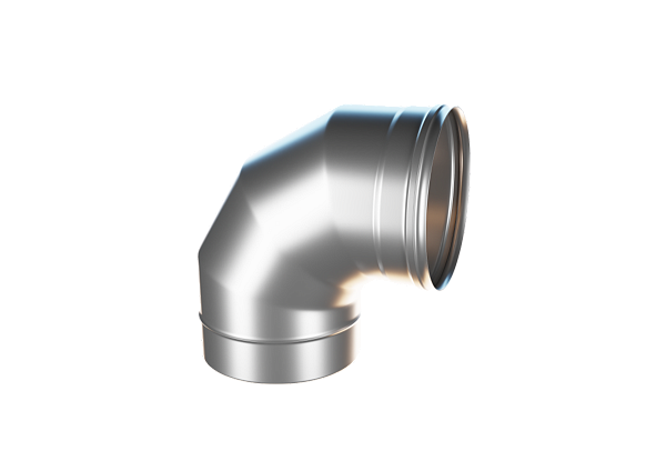 Briz - колено 90 гр. D150 (оц.сталь)