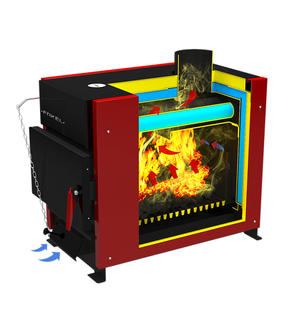 Котел твердотопливный FAKEL 10 кВт