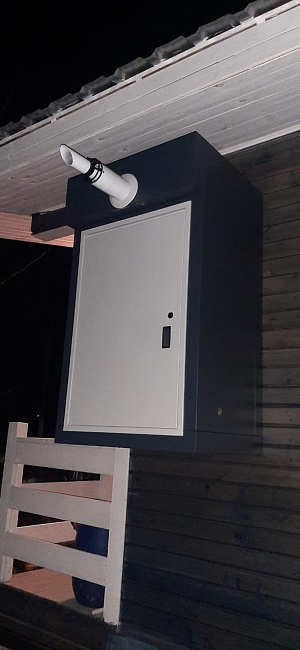 Термоблок газовый уличный ТГУ-НОРД-С 24 на базе двухконтурного котла Mizudo M24T,ZONT, без счетчика 