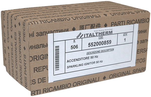 552000859 Трансформатор розжига 50 Гц TIME POWER: K(50-160)